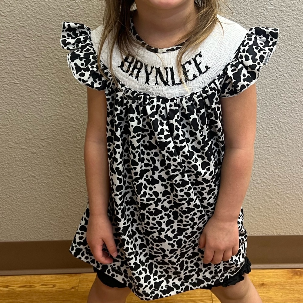 Smocked Brynlee short set